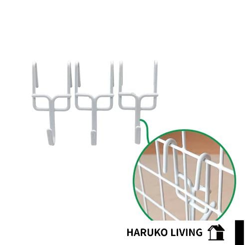 【春子家】日本 網格掛勾 掛鉤 PP鉤 網鉤 商品鉤 網用掛勾 塑膠鉤 電鍍鉤 烤漆鉤 萬能掛 收納掛鉤 網片掛勾 網片