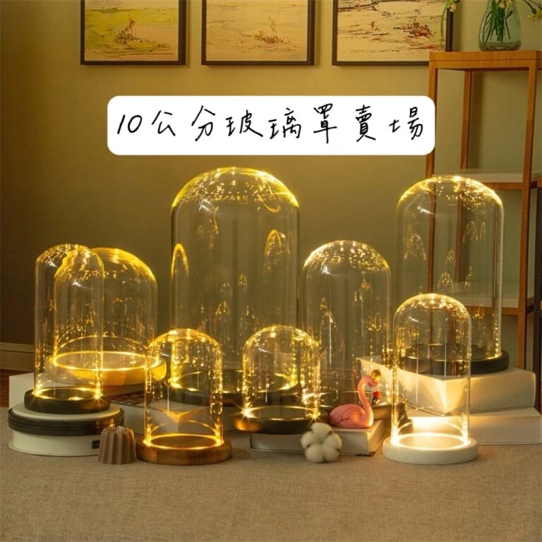 10公分玻璃罩