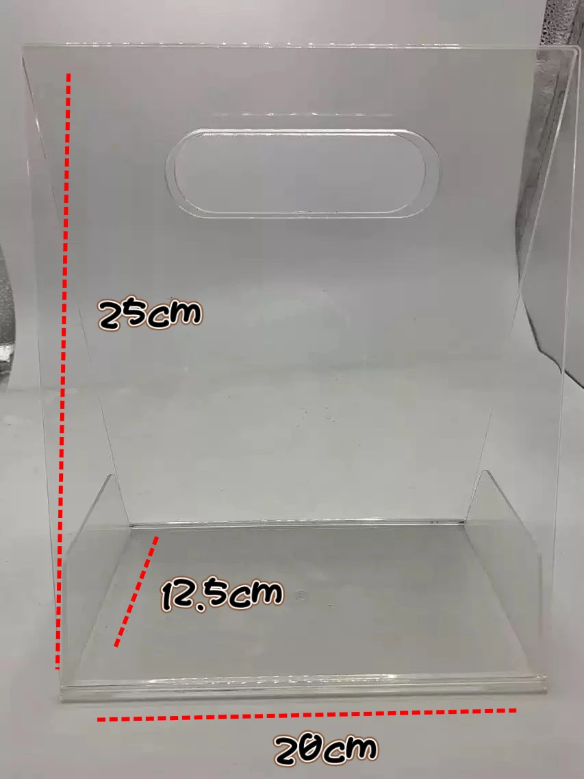 【獨家訂製款】壓克力手提花盒 三角花盒