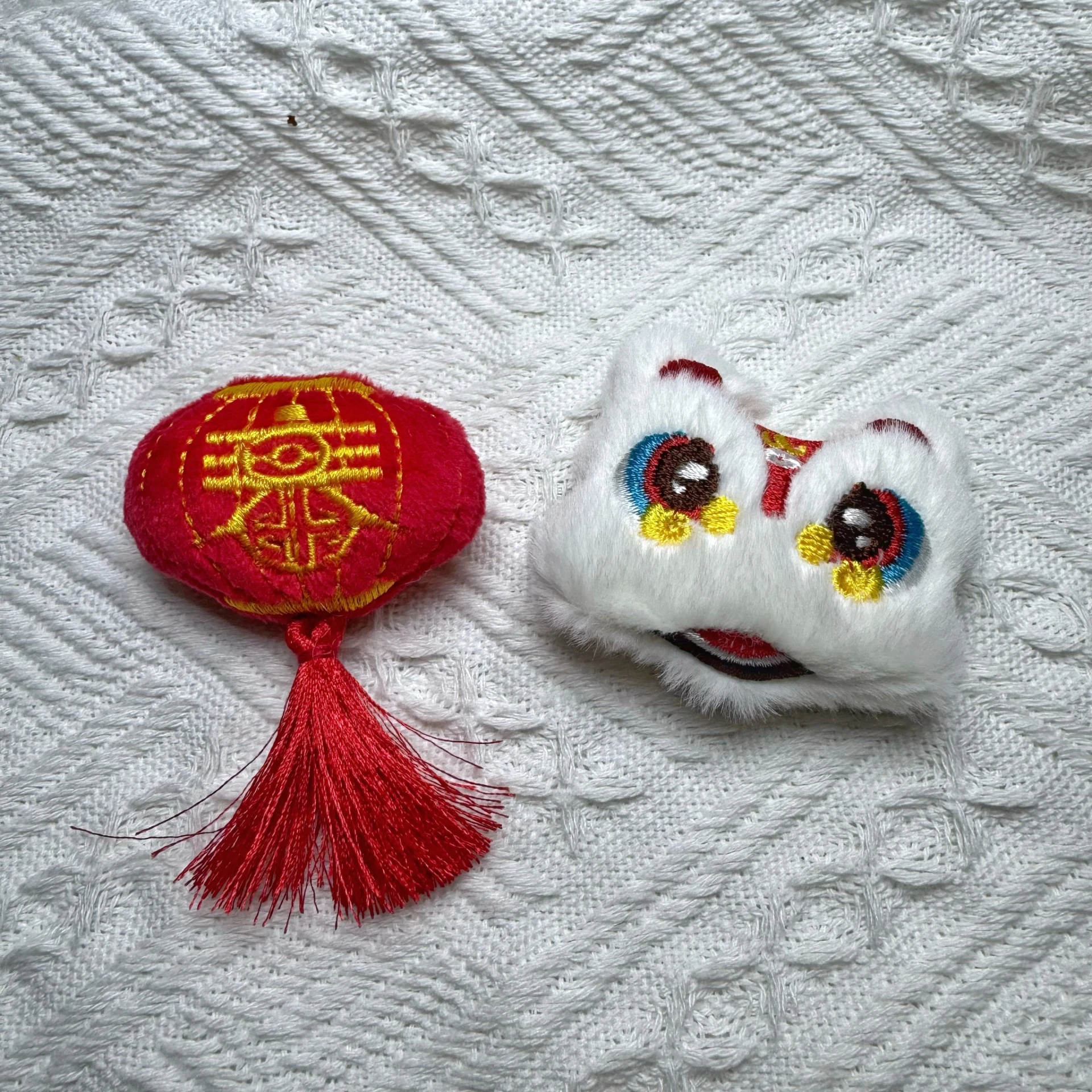 新年毛絨小飾品