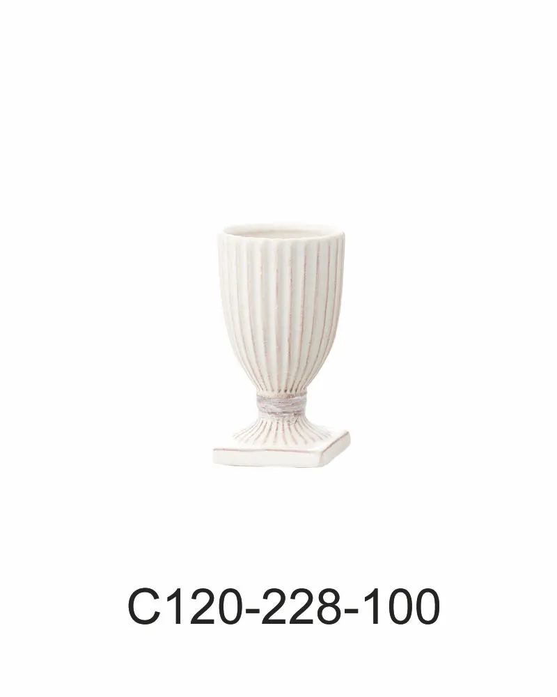 Clay中陶瓷 花瓶 C120-228-100直紋鄉村冠軍杯