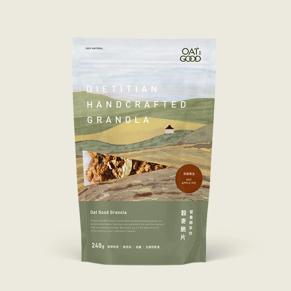 OATGOOD 熱蘋果派穀麥脆片