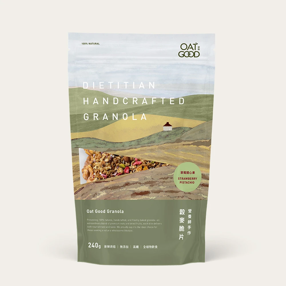 OATGOOD 草莓開心果穀麥脆片