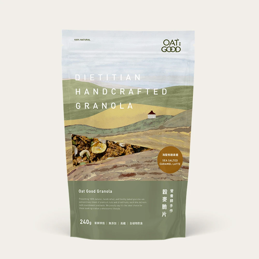 OATGOOD 海鹽焦糖拿鐵穀麥脆片