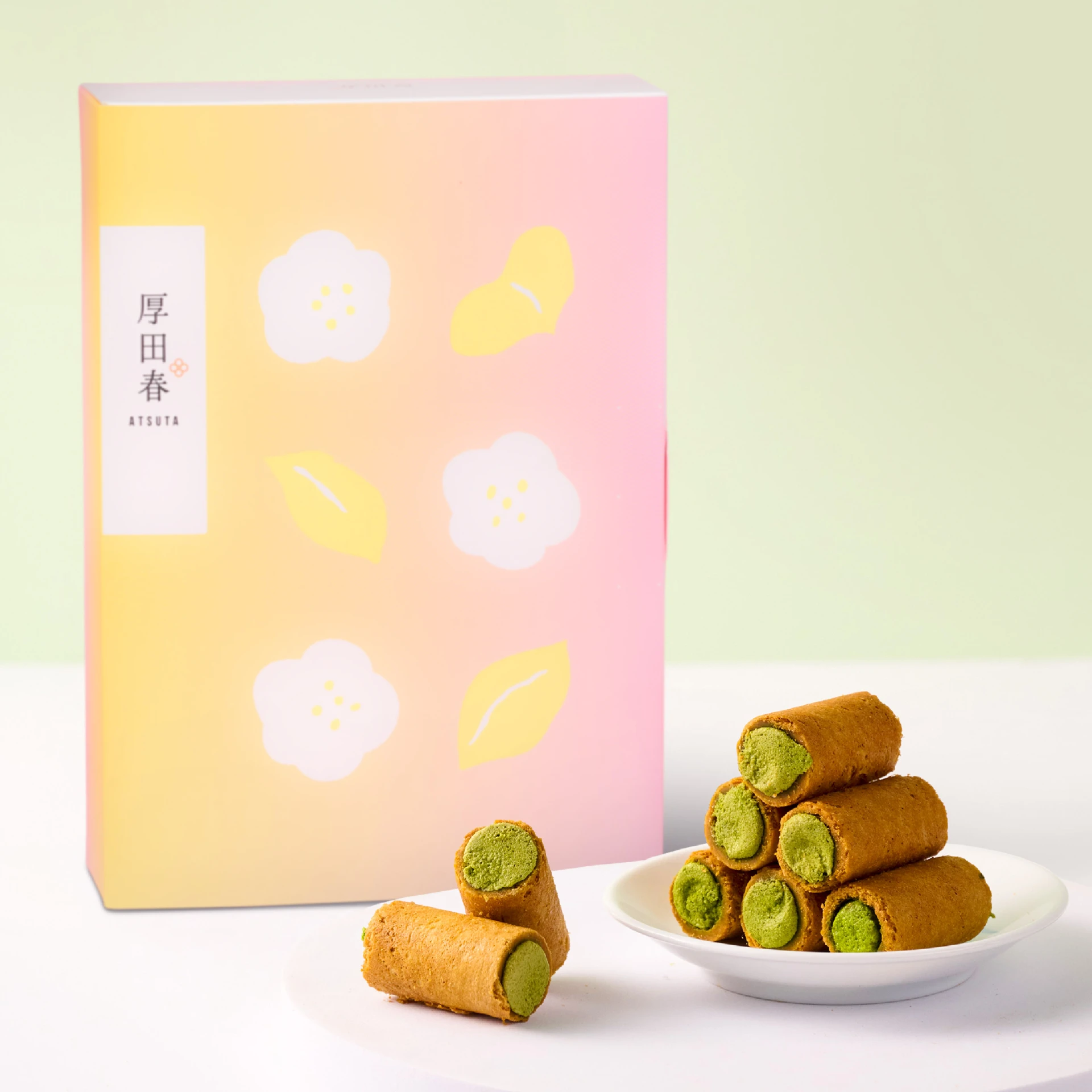 【現貨】靜岡抹茶奢蛋捲禮盒(內附提袋)