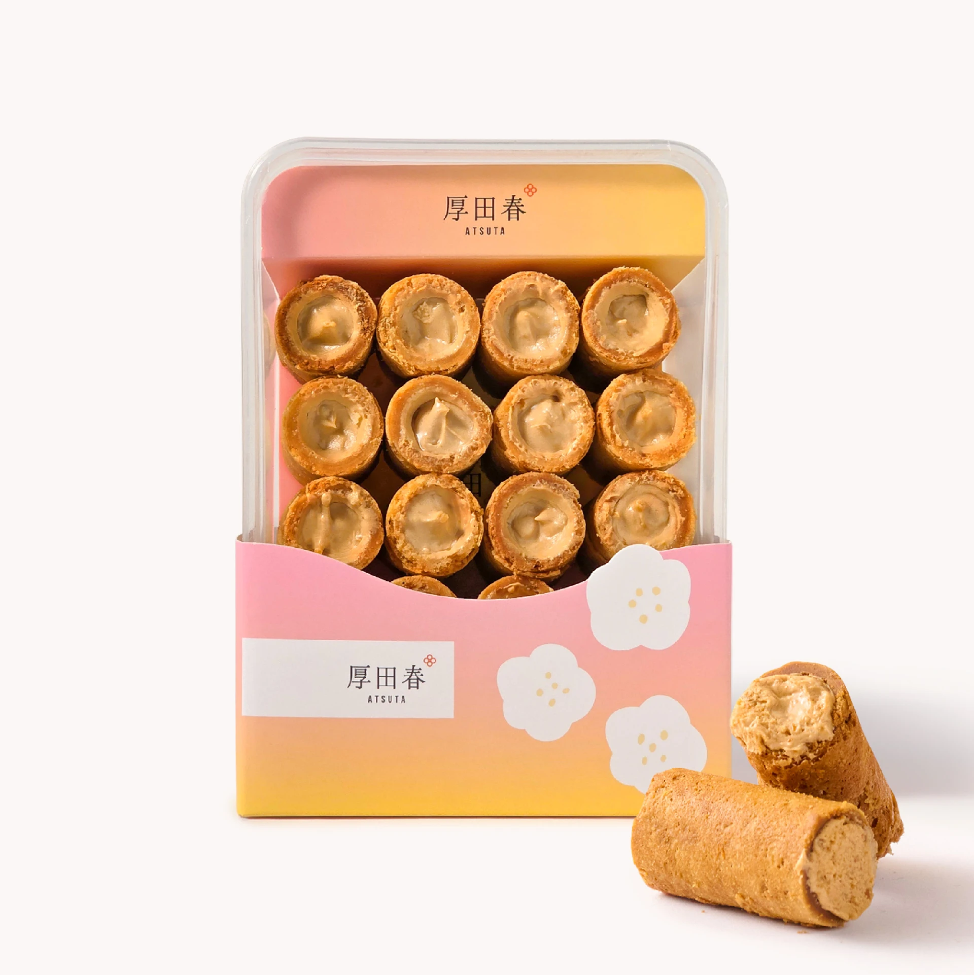 顆粒花生奢蛋捲分享盒