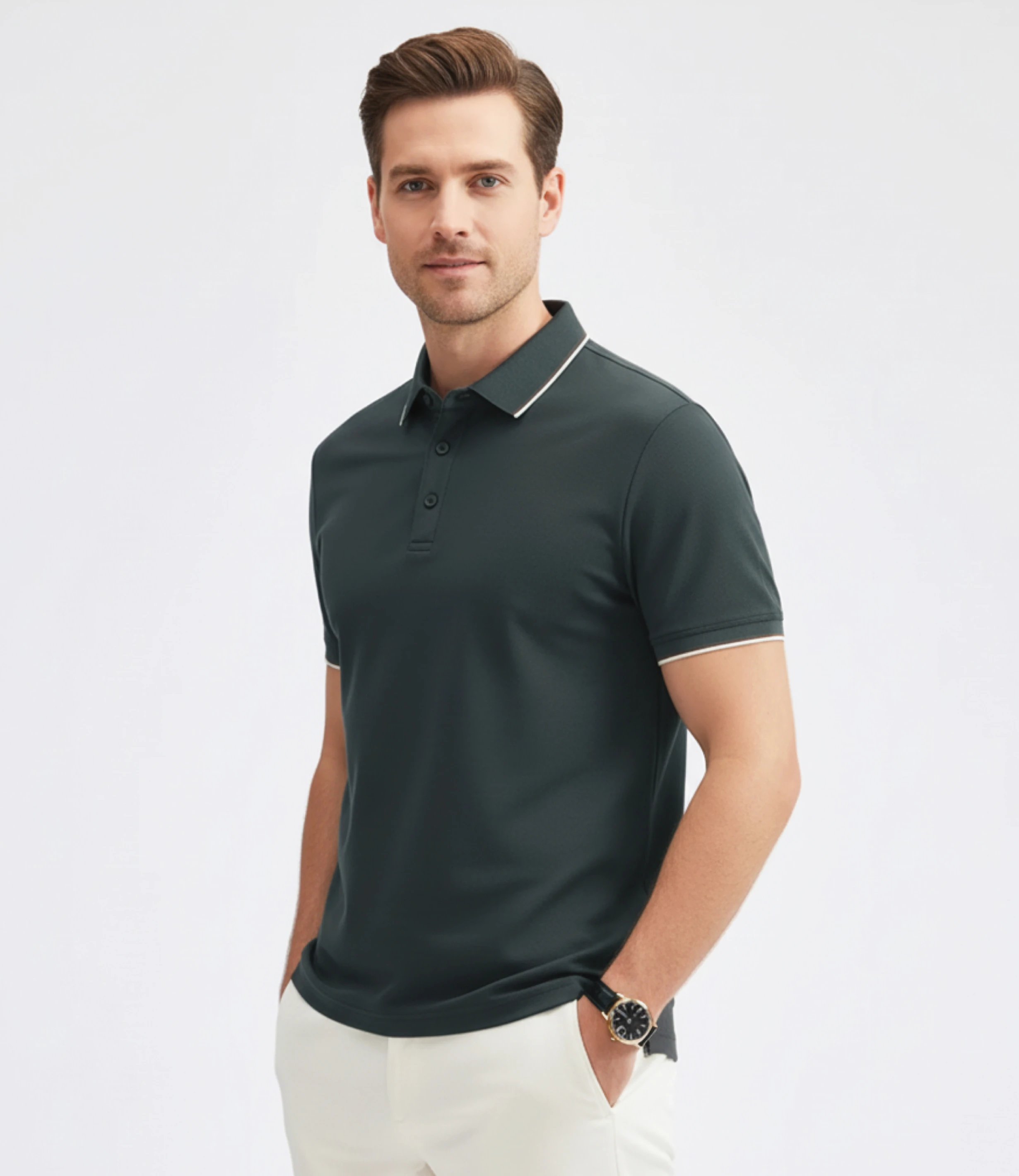 5A抗菌｜絲光棉涼感 Polo 衫