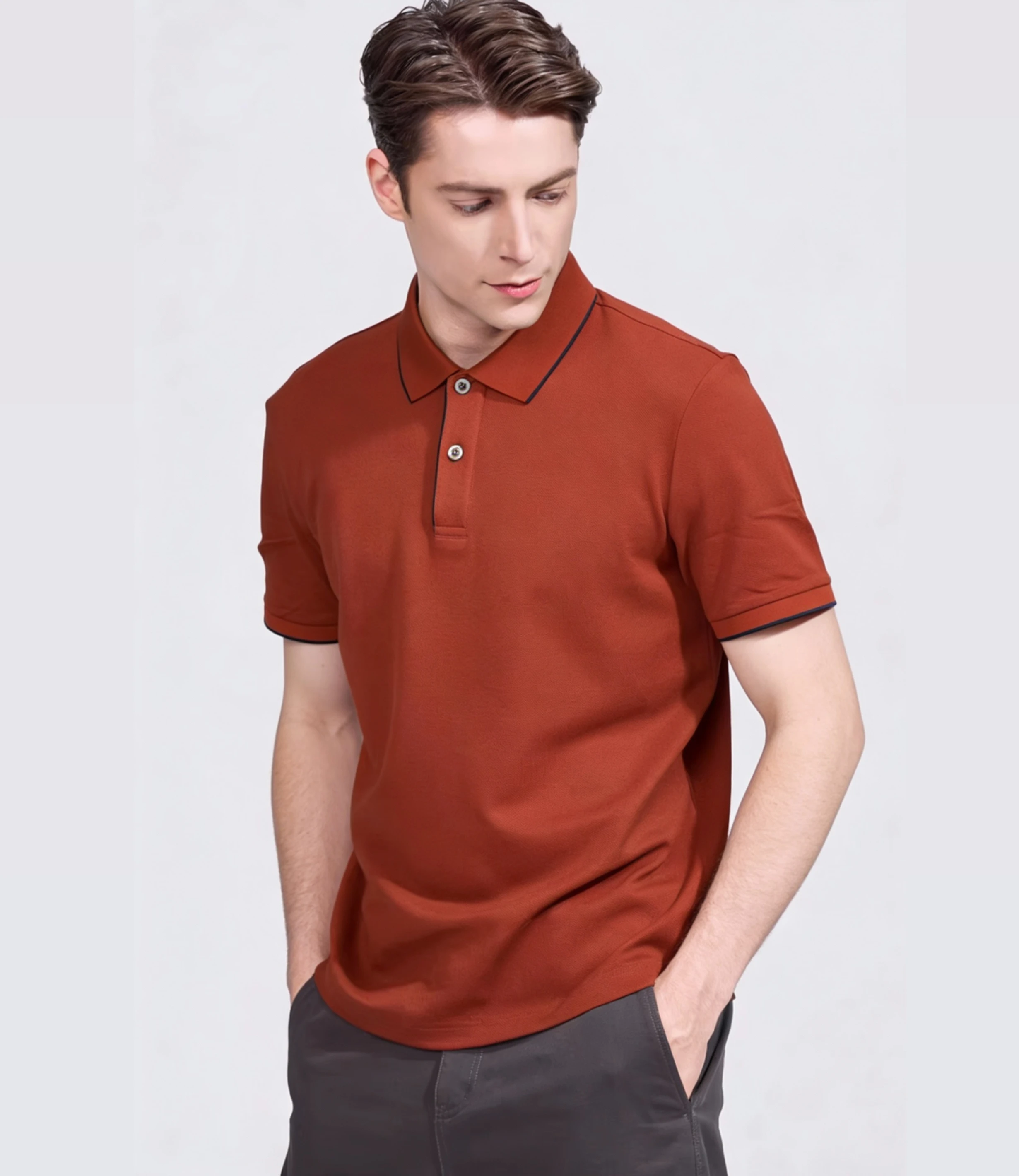 7A抗菌｜紳士涼感棉質 Polo 衫