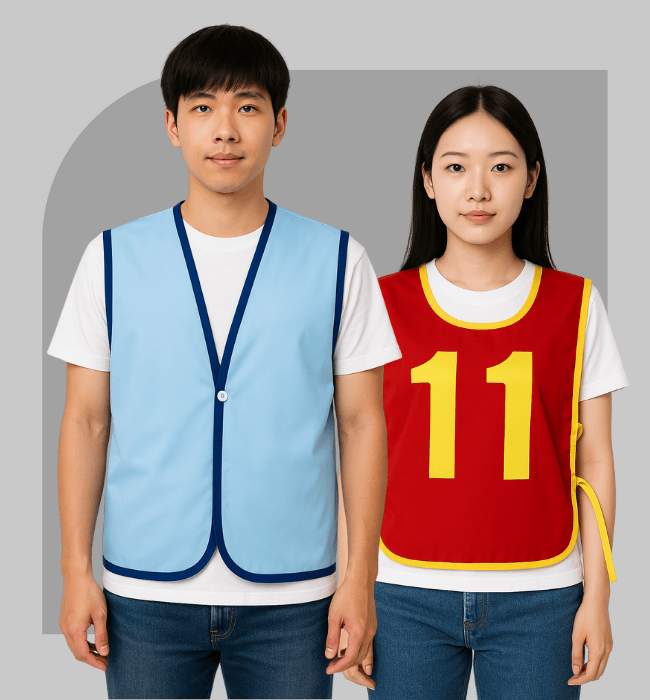 Custom vests for volunteer, teams and events