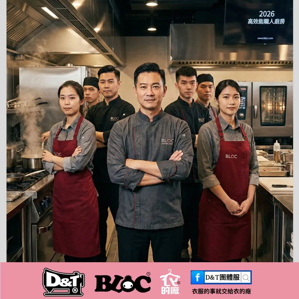 餐飲制服，其實是餐廳最精準的「品牌管理」工具：打造 2026 高效能職人形象