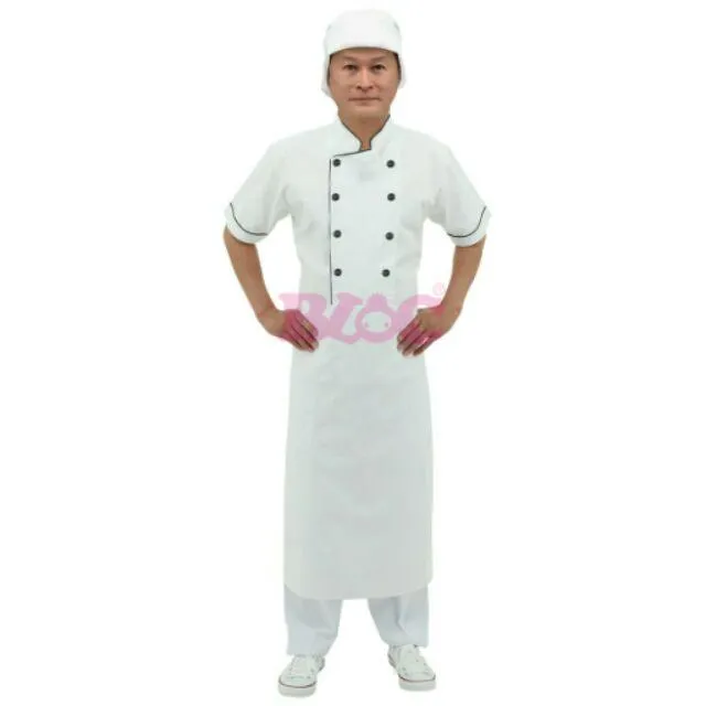 3件組考試套裝(廚房服+廚師帽+圍裙)