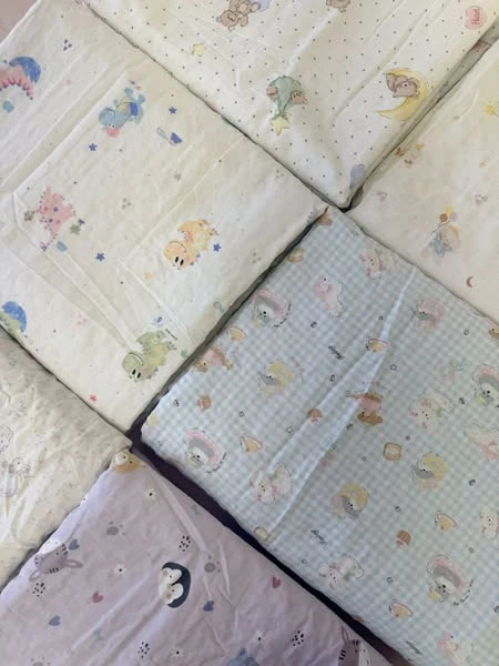 純棉雙層紗豆豆毯