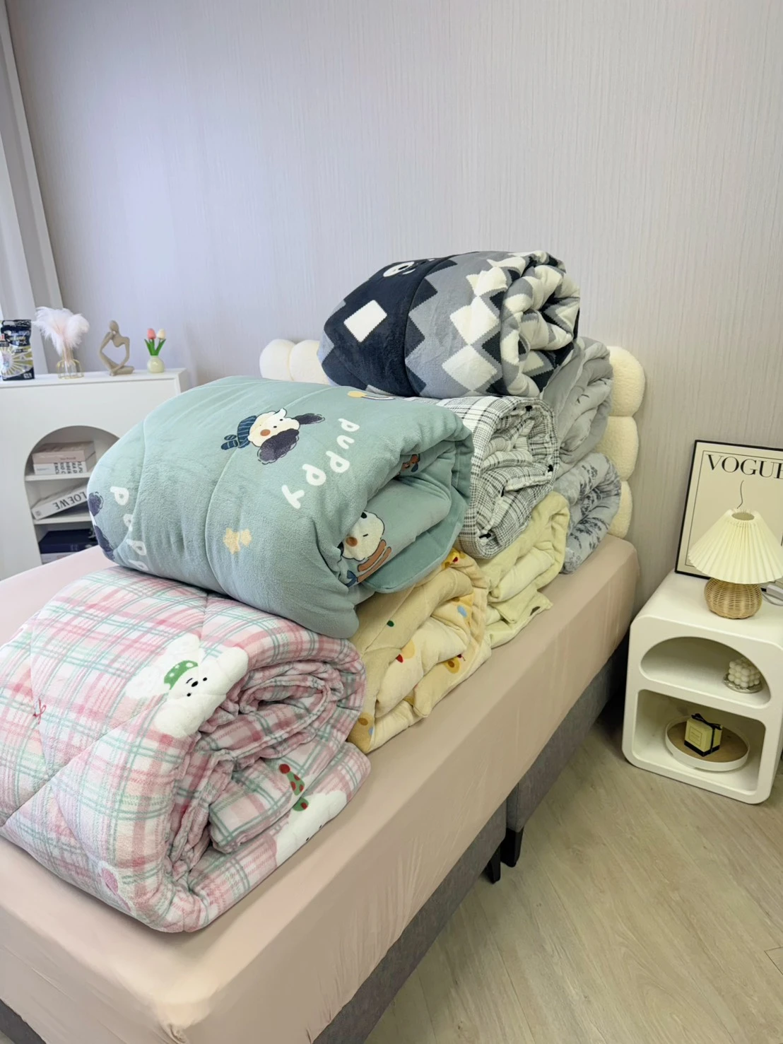 牛奶絨蓄熱被