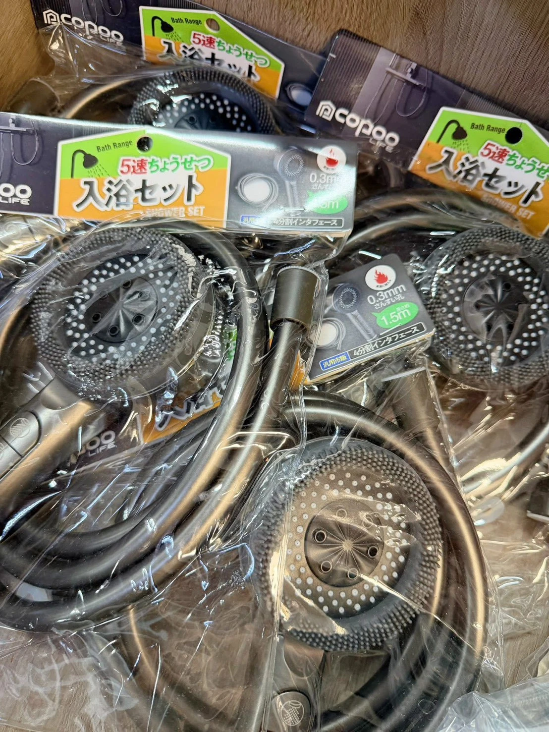 增壓多檔蓮蓬頭