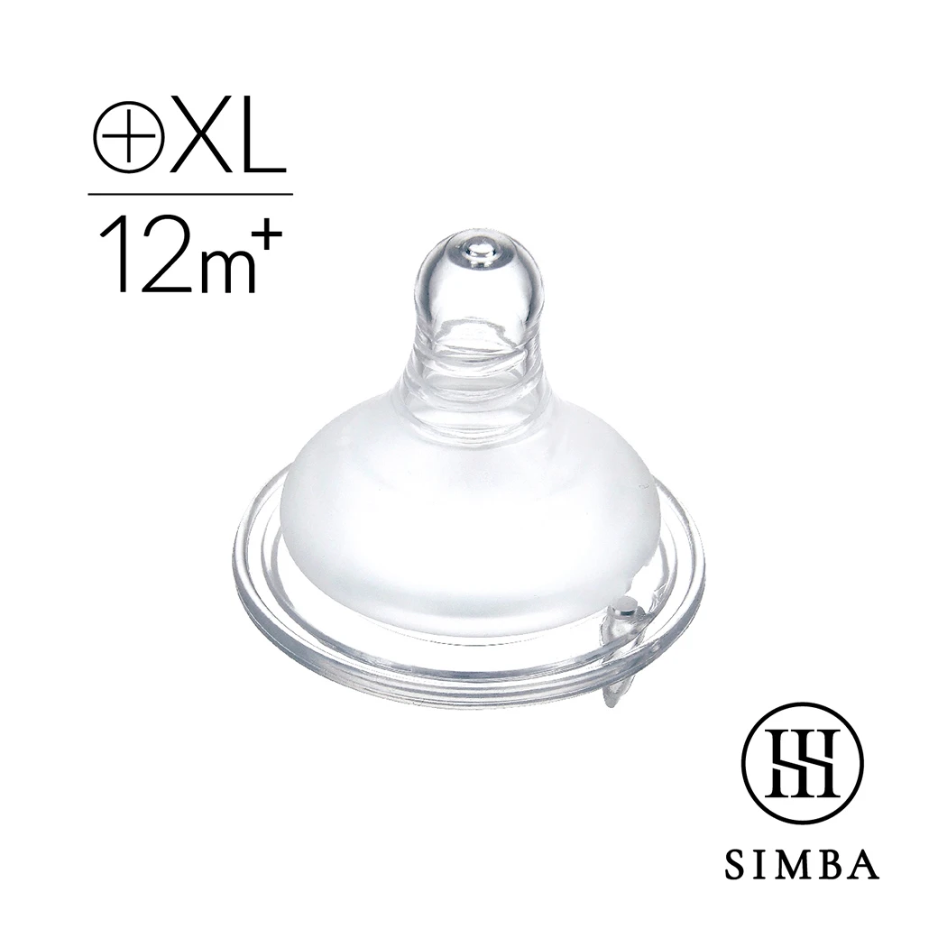 小獅王辛巴 超柔防脹氣寬口十字奶嘴(XL孔1入)