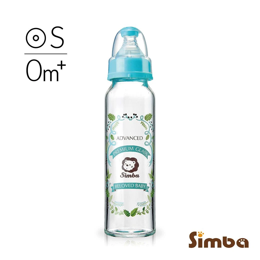 小獅王辛巴 蘿蔓晶鑽標準玻璃大奶瓶240ml-新生專用