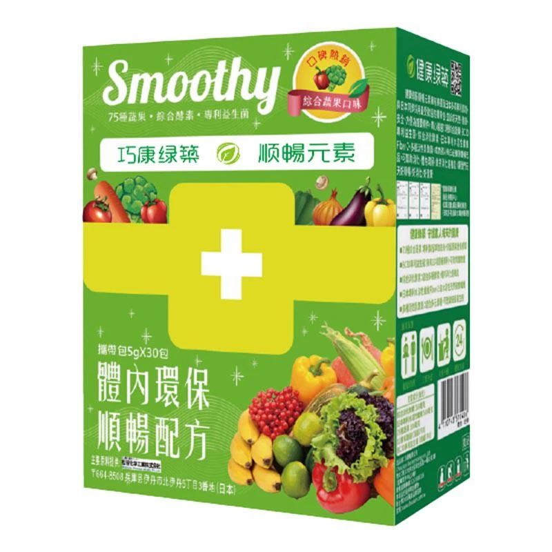 巧康綠築順暢元素-蔬果口味（30包）