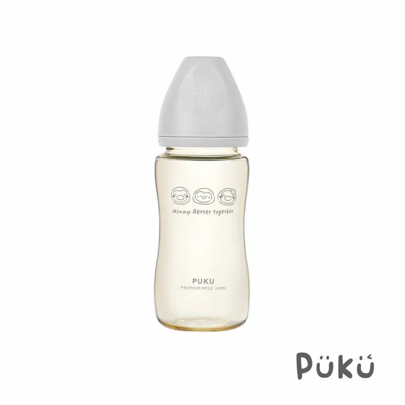飽飽歐蕾PPSU寬口奶瓶330ml（三色可選）