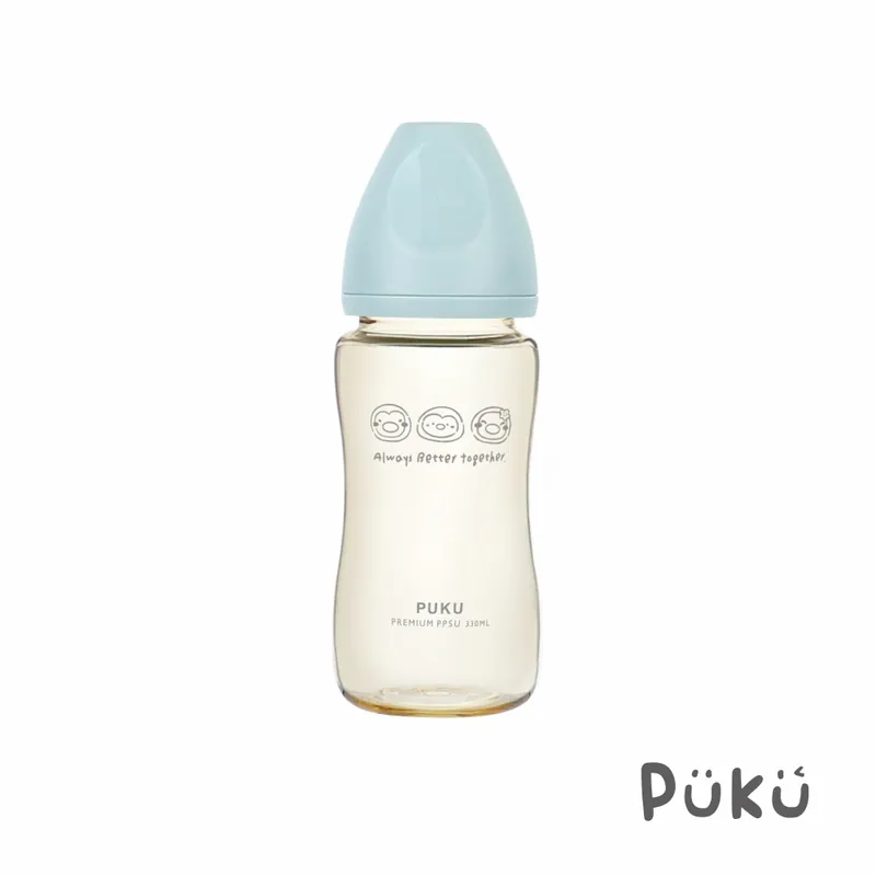 飽飽歐蕾PPSU寬口奶瓶330ml（三色可選）