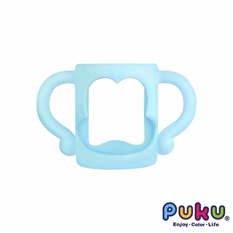 PUKU 矽膠把手套-(薄荷藍/珊瑚粉)