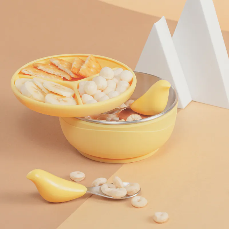 CYDterra PICABOO布咔寶不銹鋼學習餐具組(吸盤碗) - 多款可選