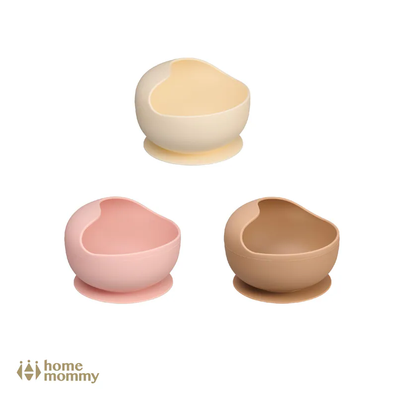 HomeMommy 矽膠訓練吸盤碗(三色)