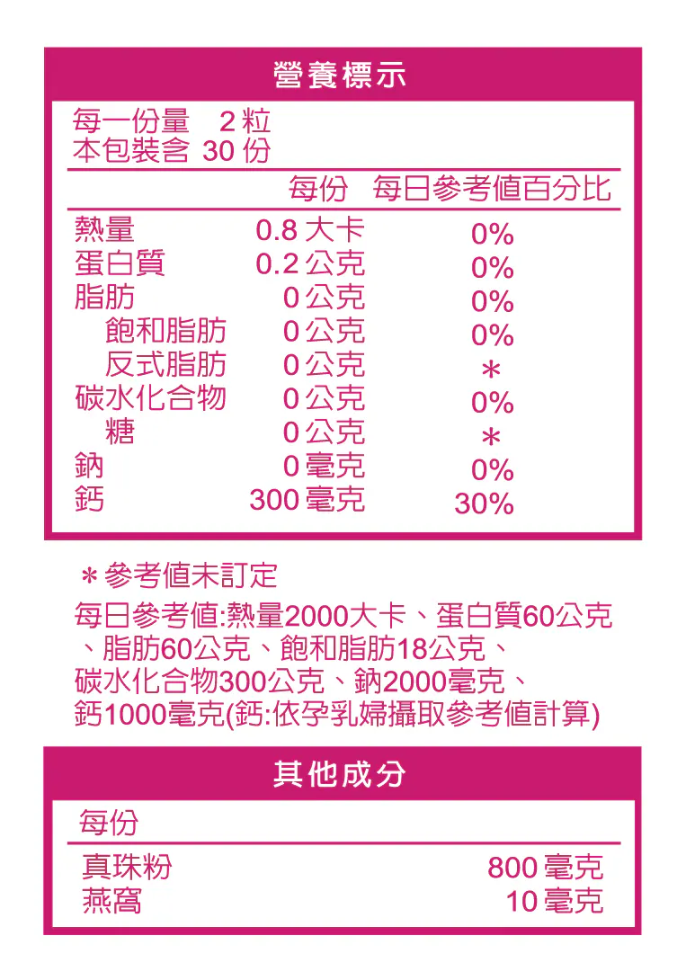 孕哺兒®寶貝真珠粉膠囊