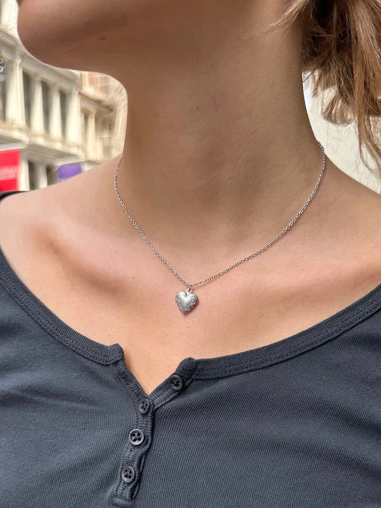 heart locket necklace