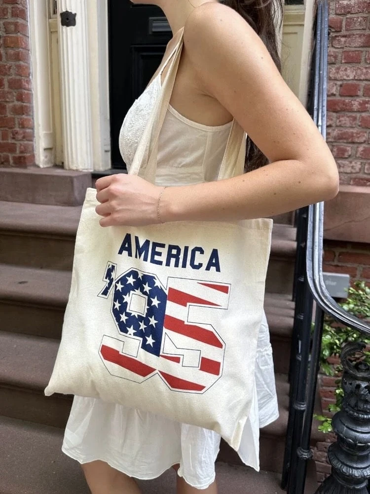 america '95 tote bag