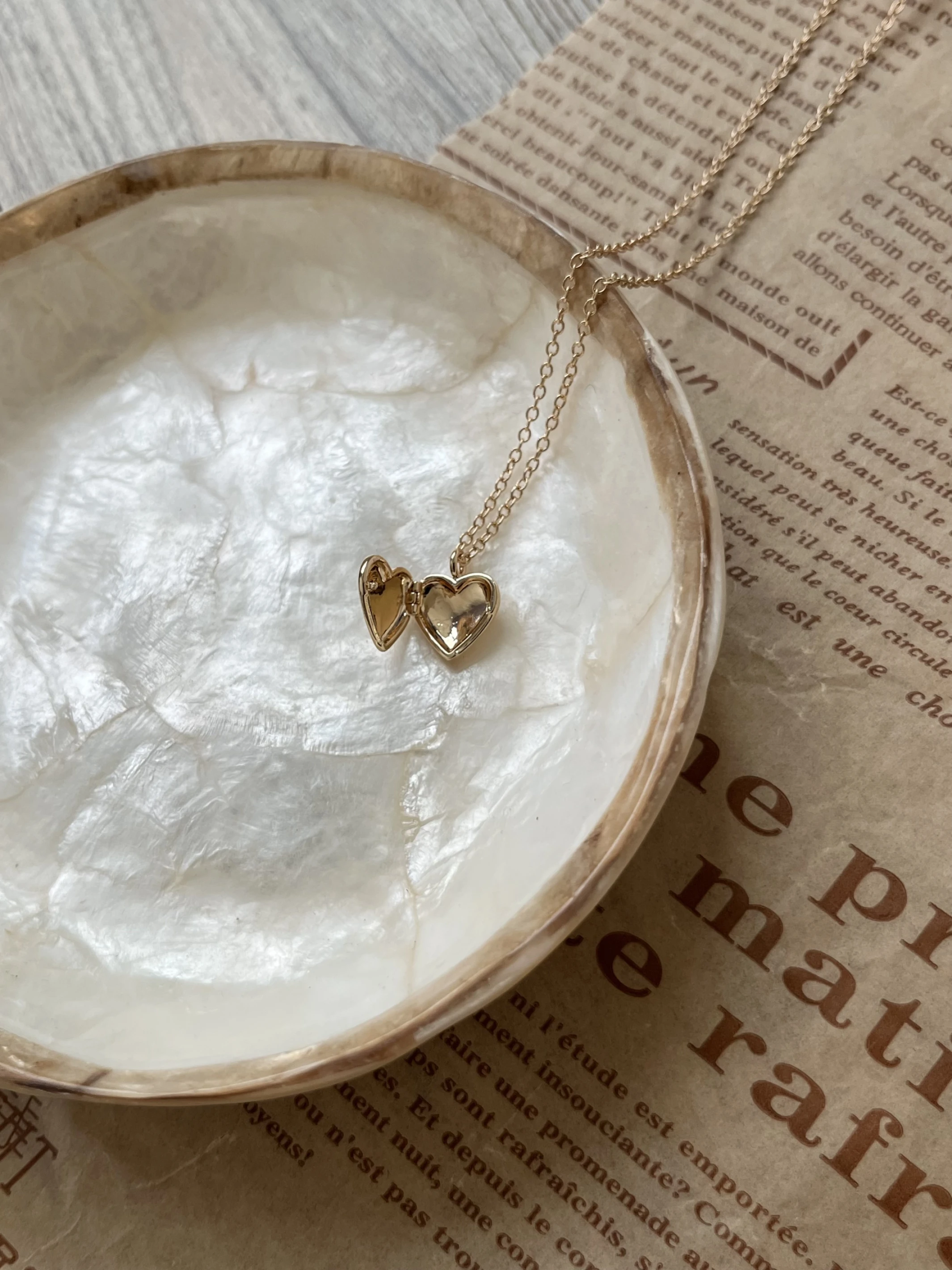 heart locket necklace