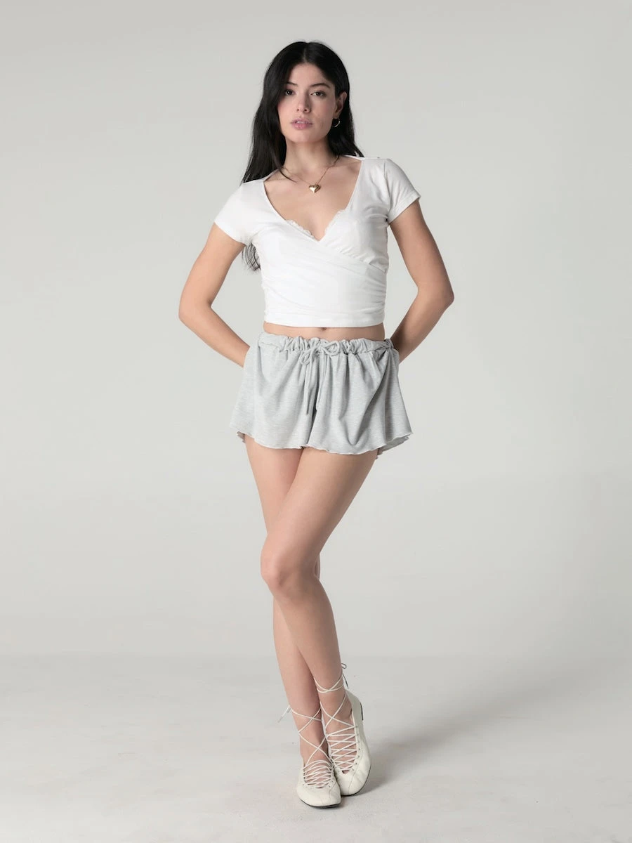 twirl flare shorts