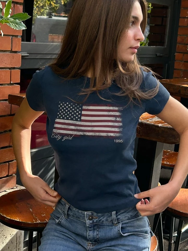 usa flag t-shirt