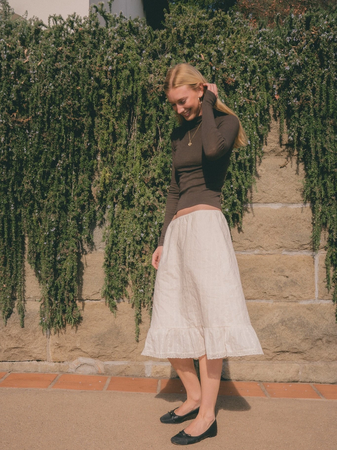 charlotte floral skirt