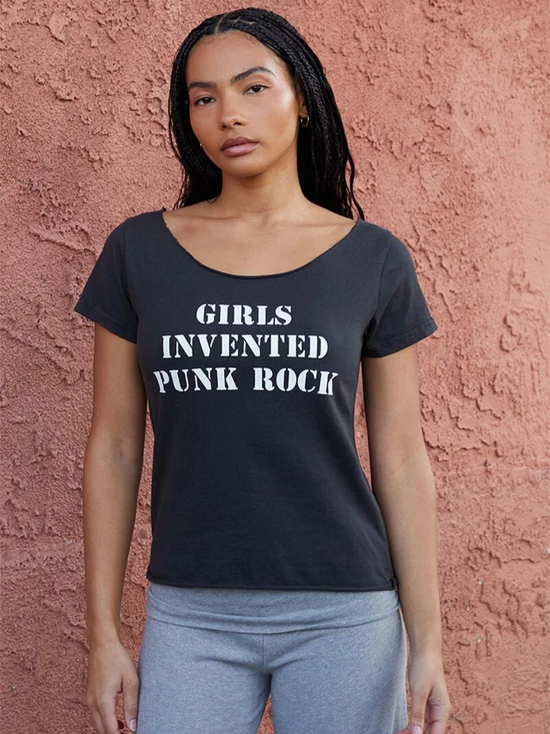 robyn girls invented punk rock off-the-shoulder Top