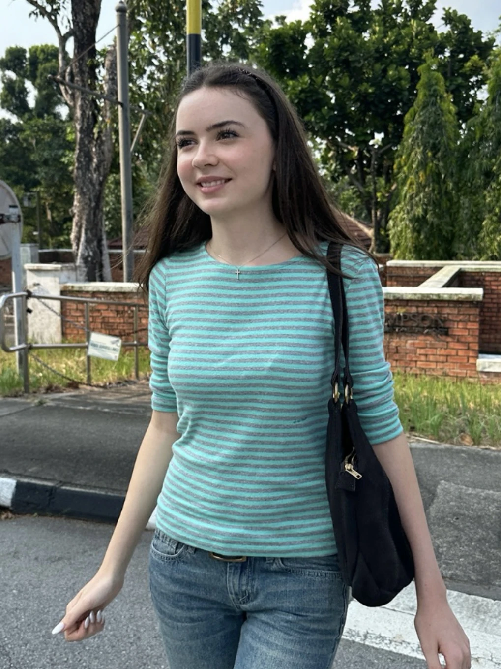 jennie striped top