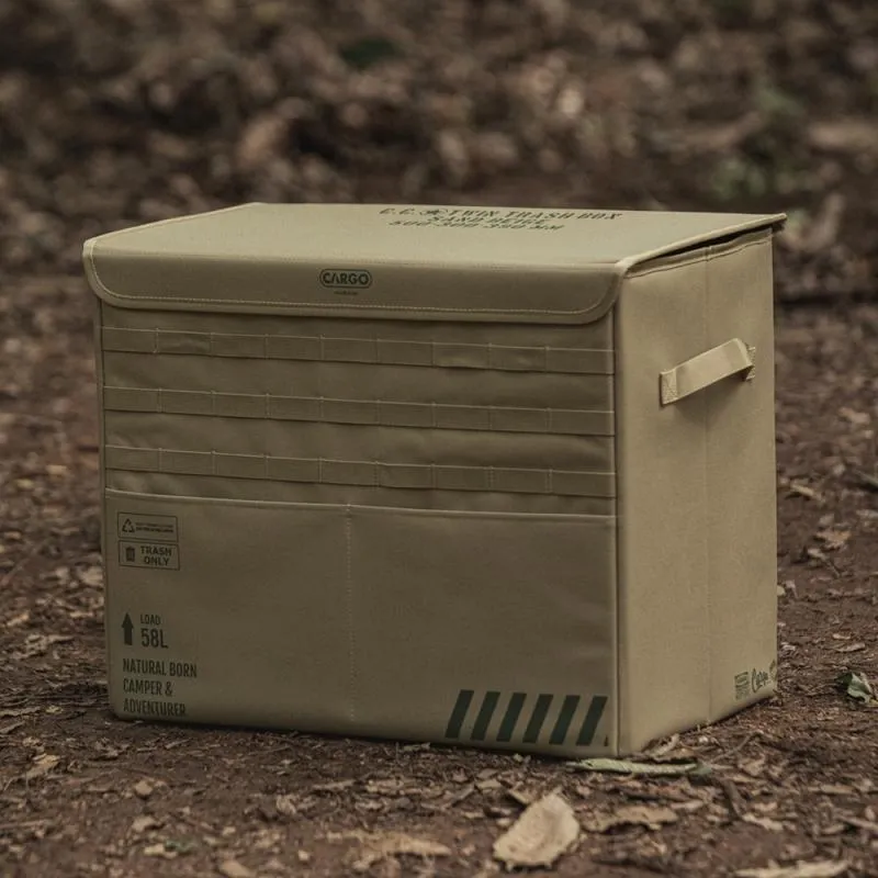 CARGO 工業風磁吸式掀蓋垃圾桶