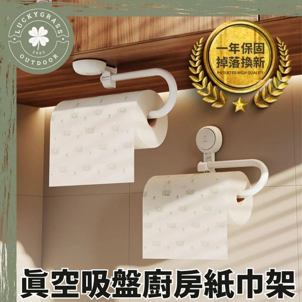AILI 太力 真空吸盤廚房紙巾架