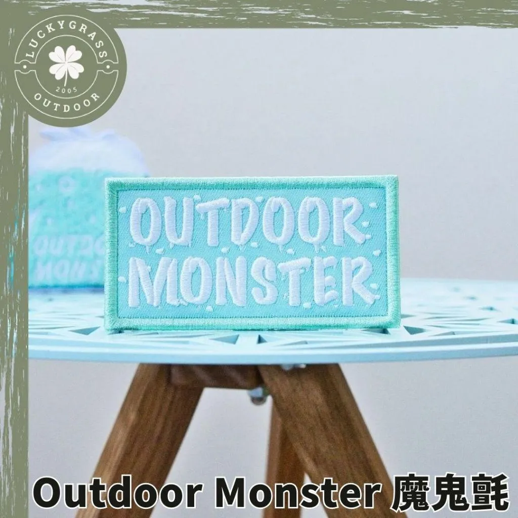 Hyggelig Outdoor Monster 小怪獸 文字款魔鬼氈