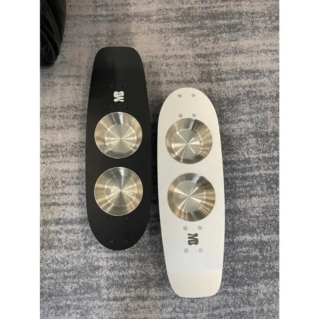 MD 滑板造型寵物雙碗架