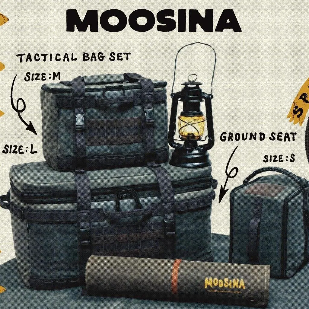 Moosina 油蠟戰術包（L）二單位收納袋
