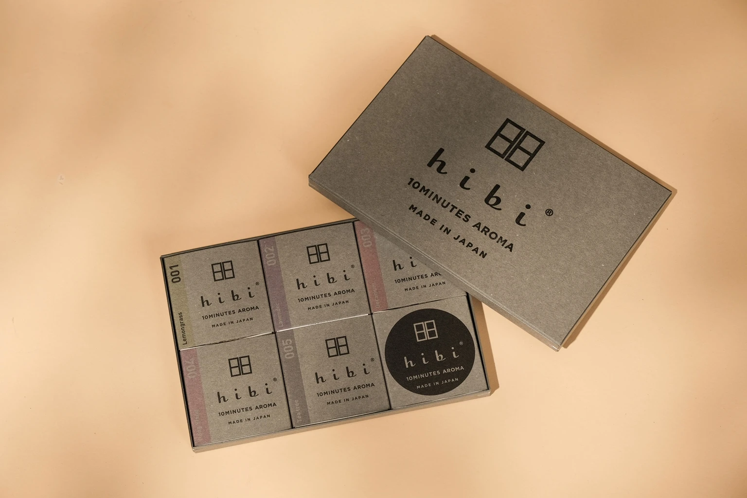 HIBI 薰香火柴｜經典系列 5入禮盒組