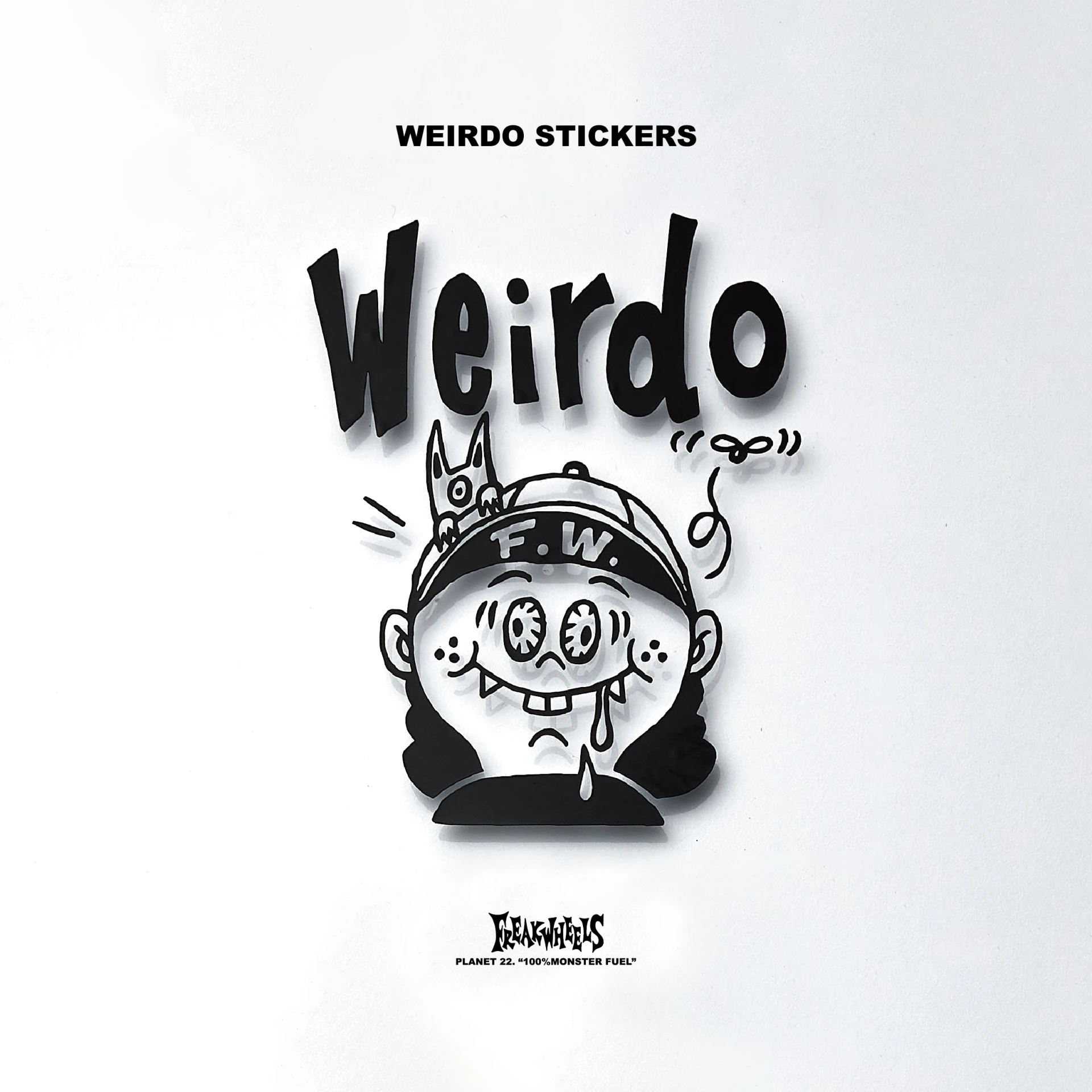 FREAKWHEELS WEIRDO STCKERS 貼紙