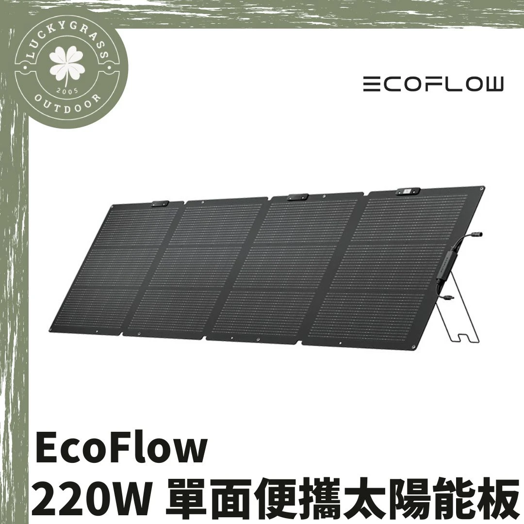 EcoFlow 220W 單面便攜太陽能板(新世代版本)