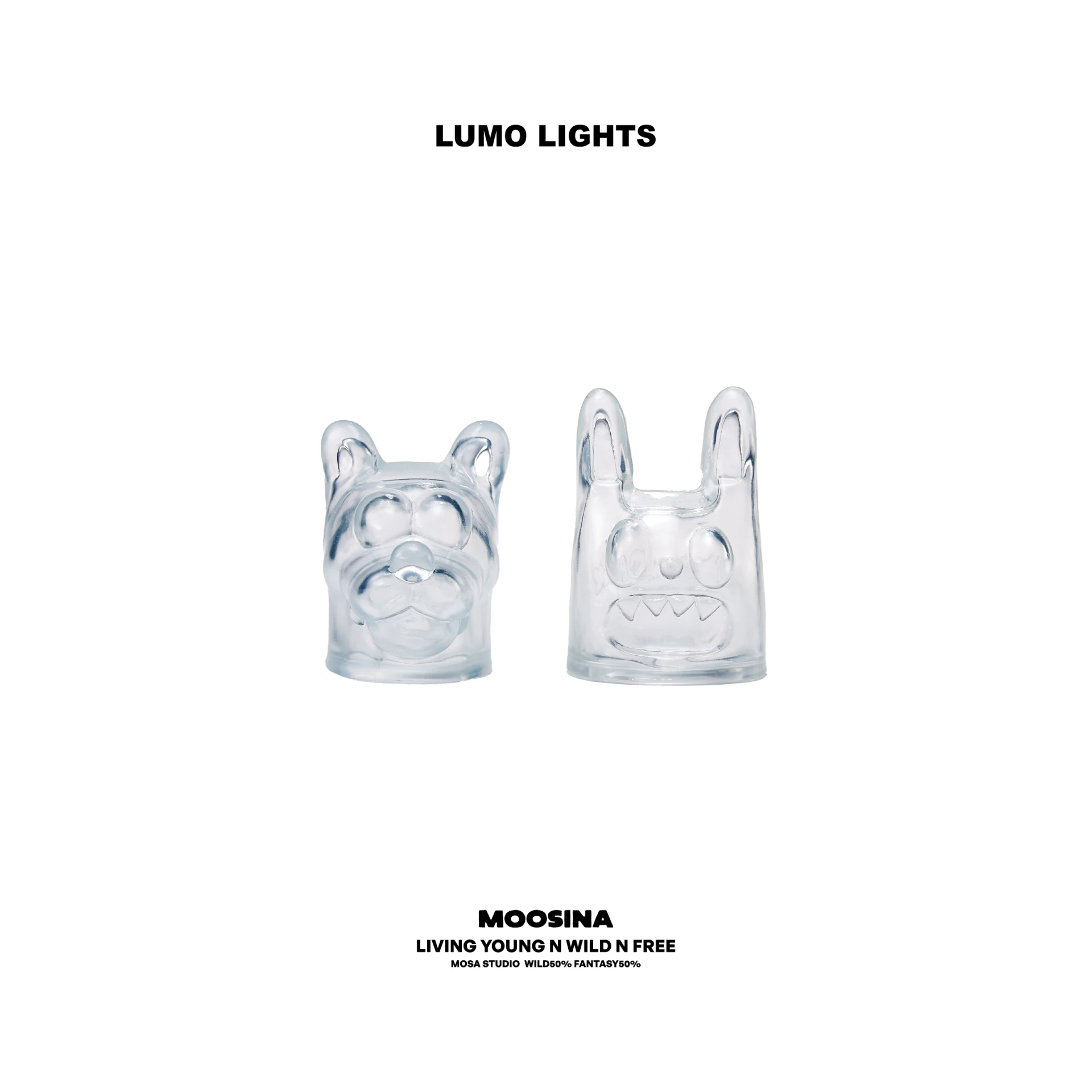MOOSINA 夜巡者燈組（DOKEEP小燈＋燈罩一套兩隻） MOSA・LUMO / KUBY・LUMO