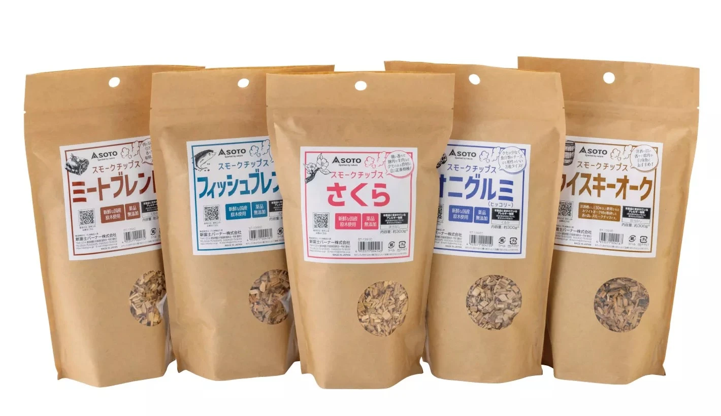 SOTO 煙燻木片300g 櫻桃/胡桃/威士忌/肉類/魚類