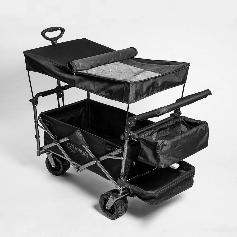 KENLUCK Wagon 進階頂棚版 折疊手拉車 闇黑限定版