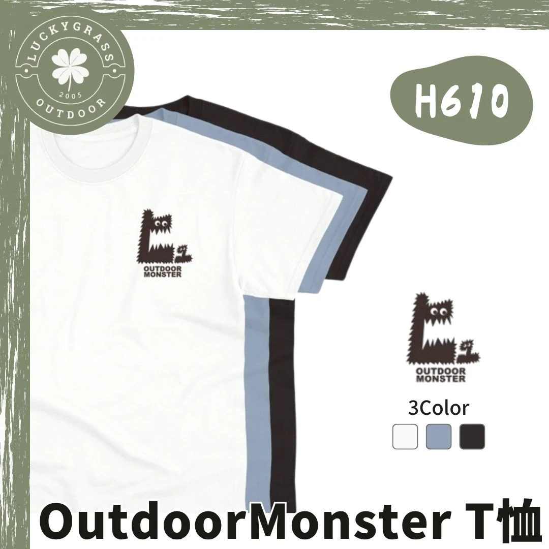 Hyggelig×Outdoor Monster HYU LOGO T恤