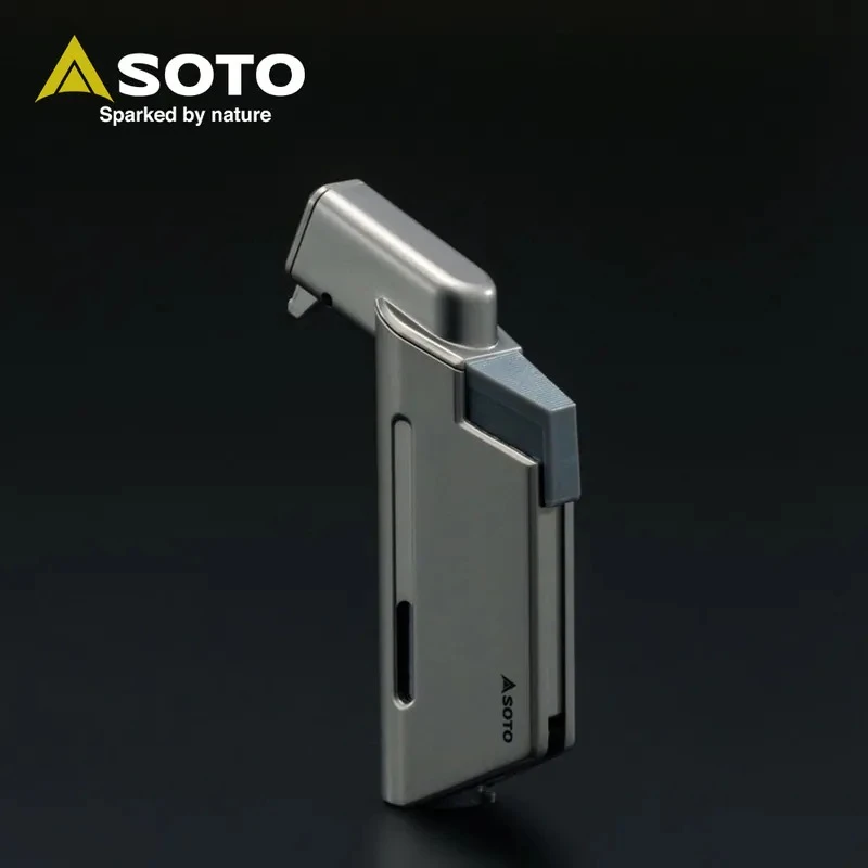 日本SOTO 金屬棕L型填充式迷你點火器 ST-489TB