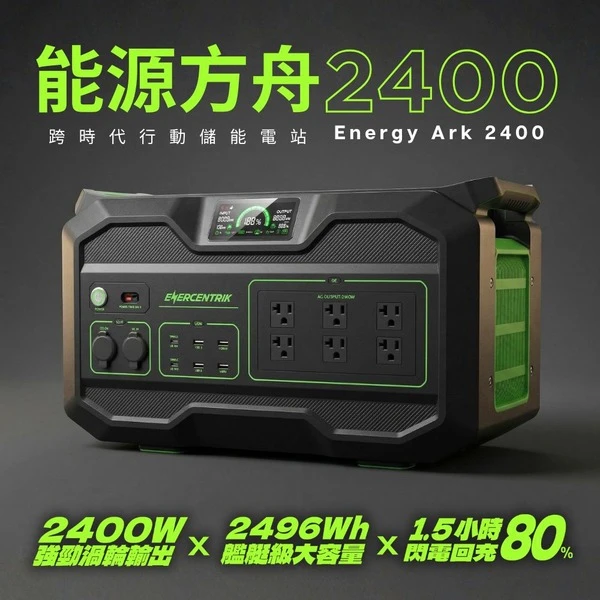 ENERCENTRIK 能源方舟 2400 行動電源