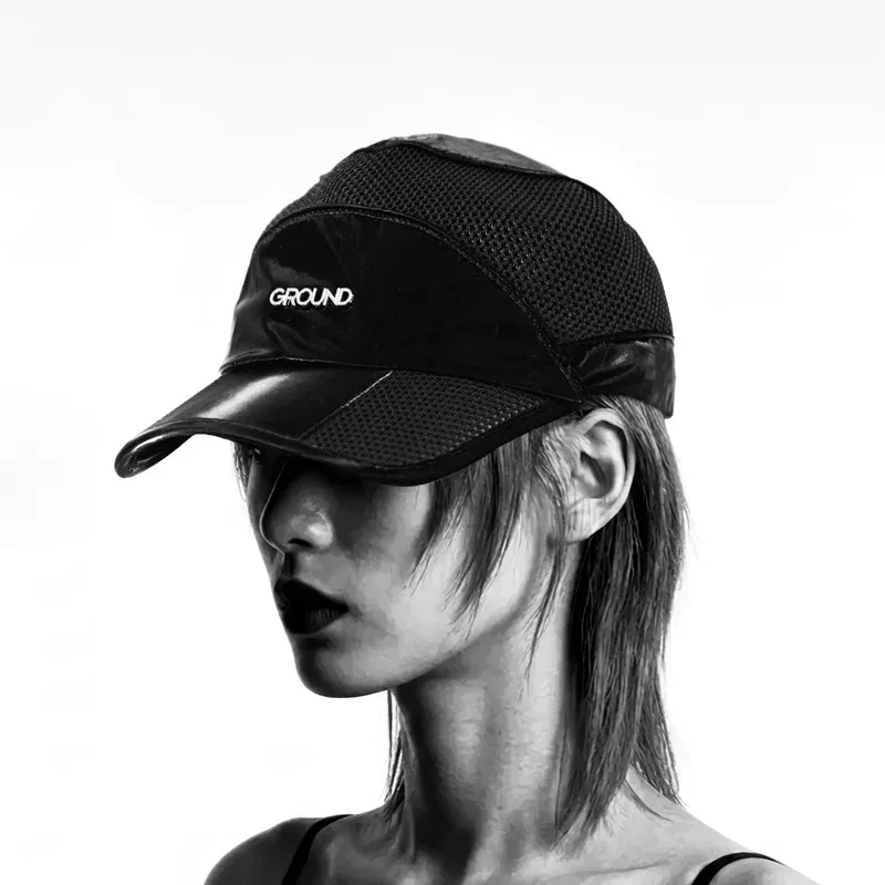 IKAMPER GROUND CHROME PANEL MESH CAP 鍍鉻拼接透氣機能帽